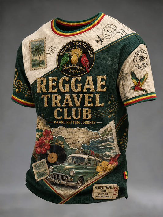 Men's Reggae Shirt Short Sleeve