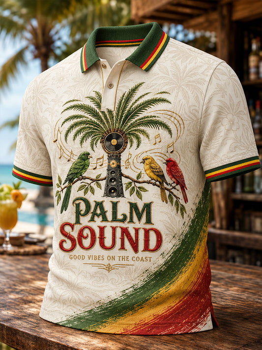 Men's Reggae Shirt Short Sleeve