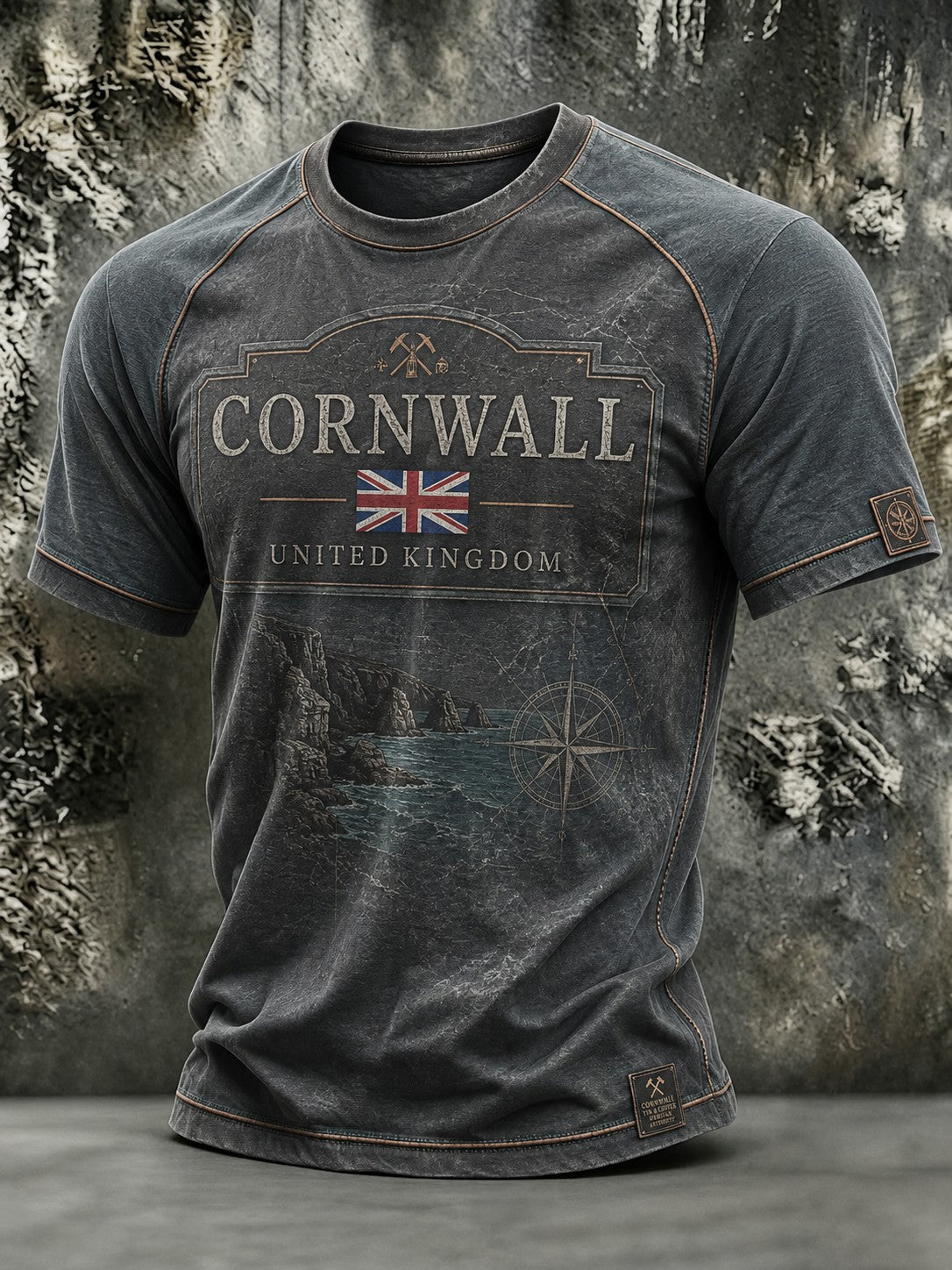 Men's Cornwall United Kingdom Printed T-shirt