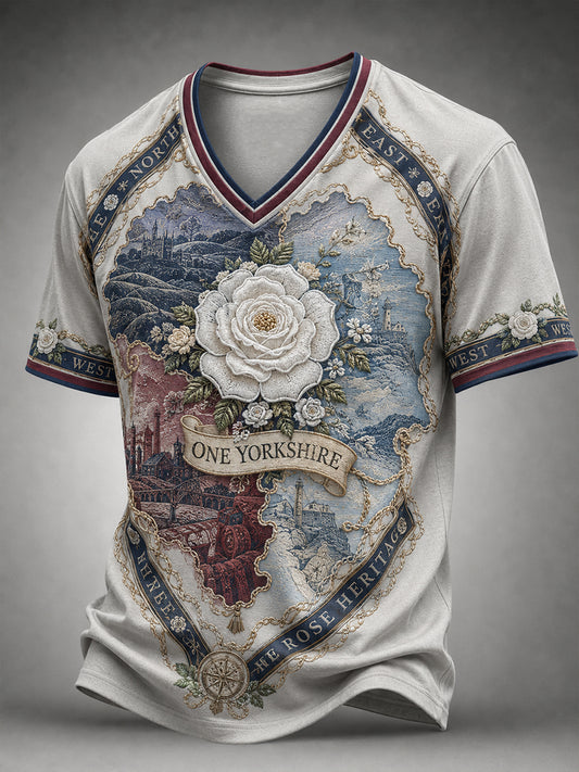 Men's V-neck T-shirt
