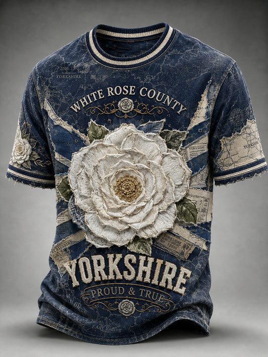 Men's Yorkshire England Short Sleeves T-Shirt