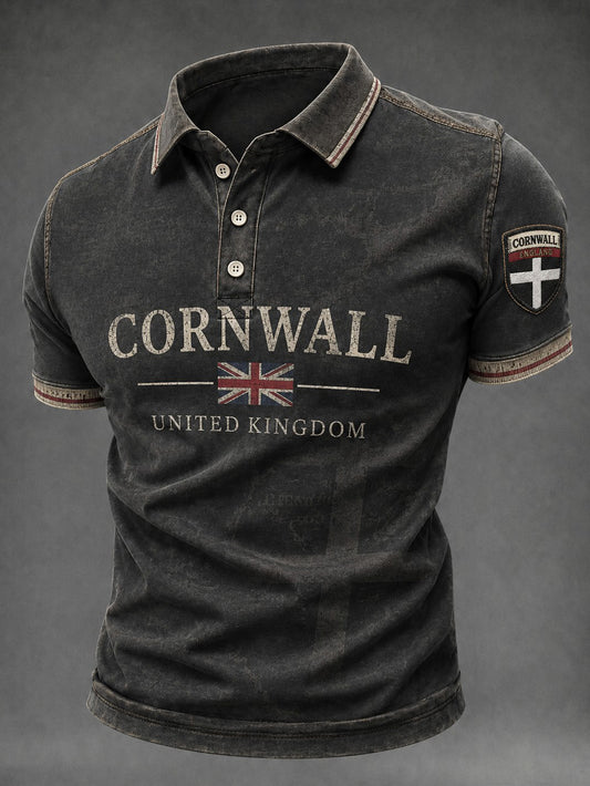 Men's Cornwall United Kingdom Printed Shirt