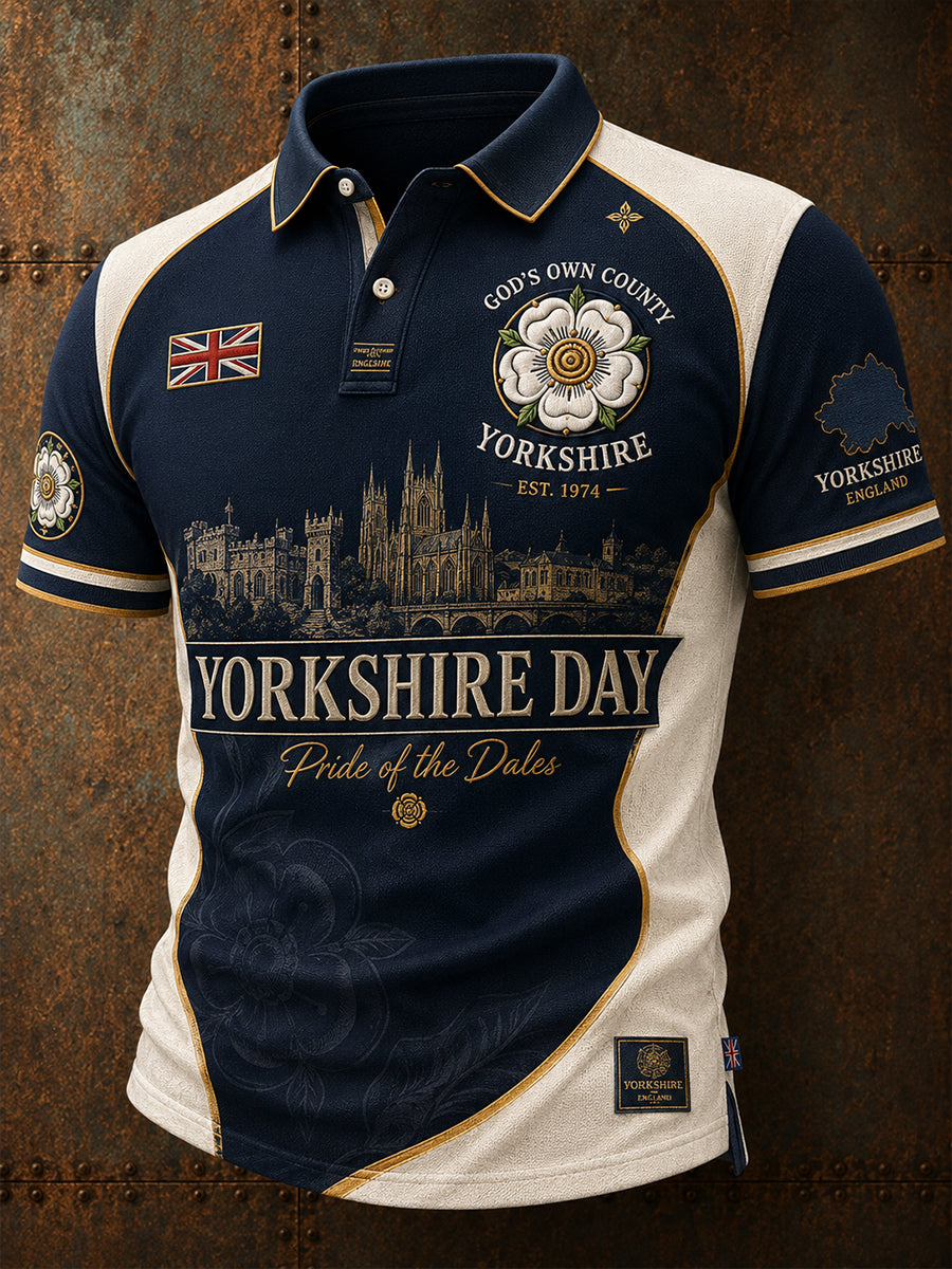 Men's Yorkshire Day England Short Sleeves T-Shirt