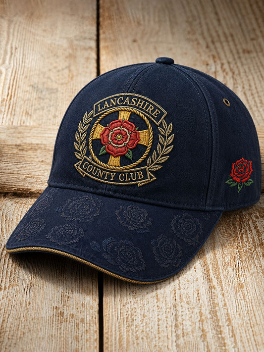 Unisex Lancaster Red Roses Art Printed Hat