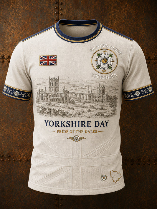Men's Yorkshire Day England Short Sleeves T-Shirt