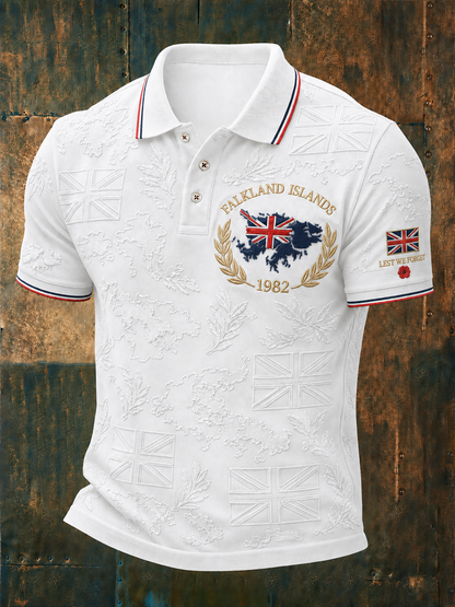 Men's Falklands War Veteran Printed polo shirt