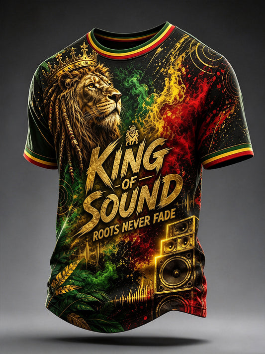 Men's Reggae Short Sleeves T-Shirt