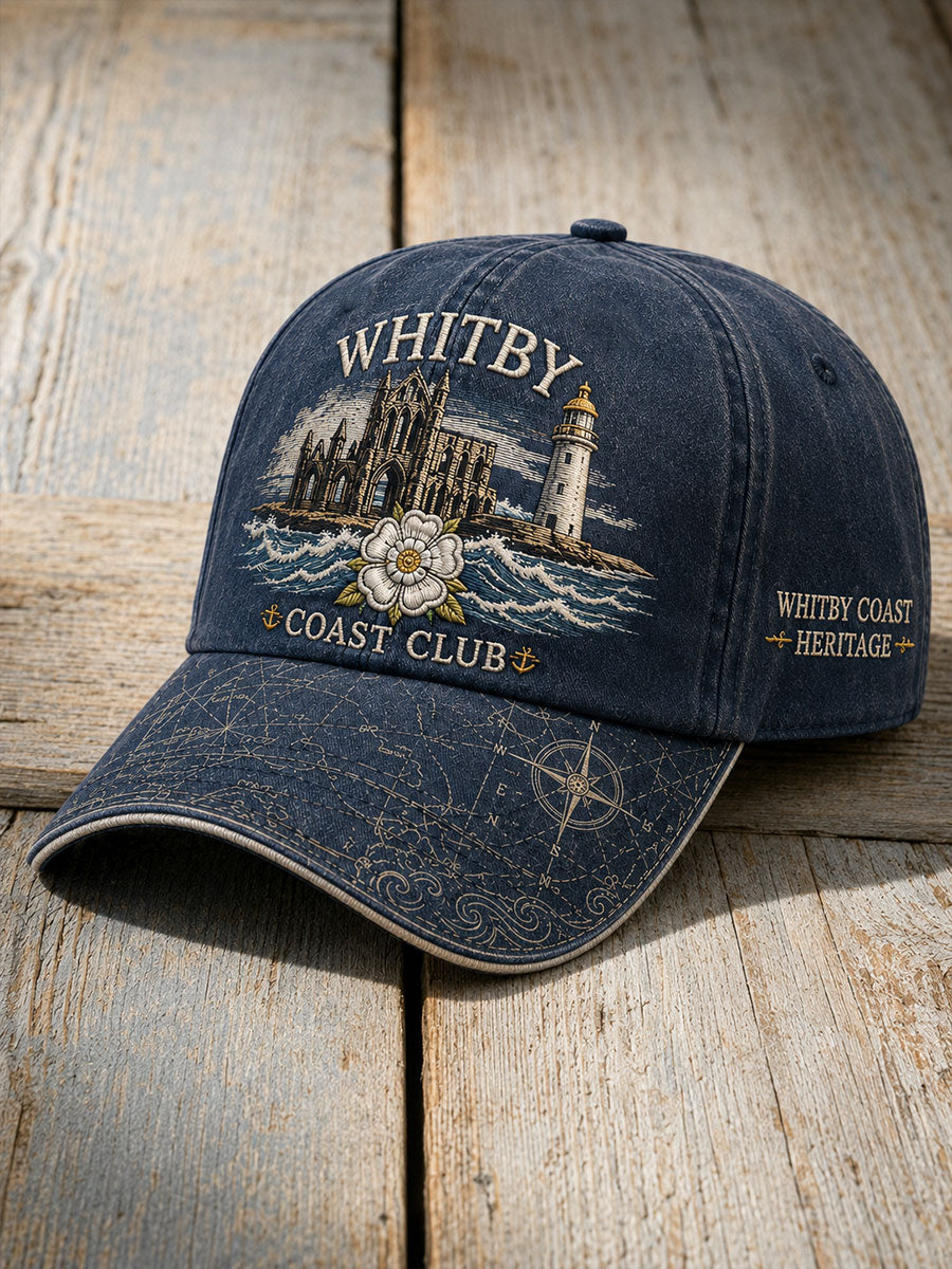 Unisex Yorkshire White Roses Art Printed Hat