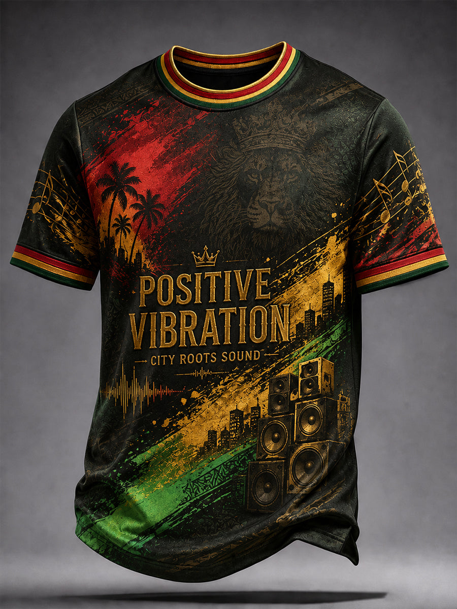 Men's Reggae Short Sleeves T-Shirt