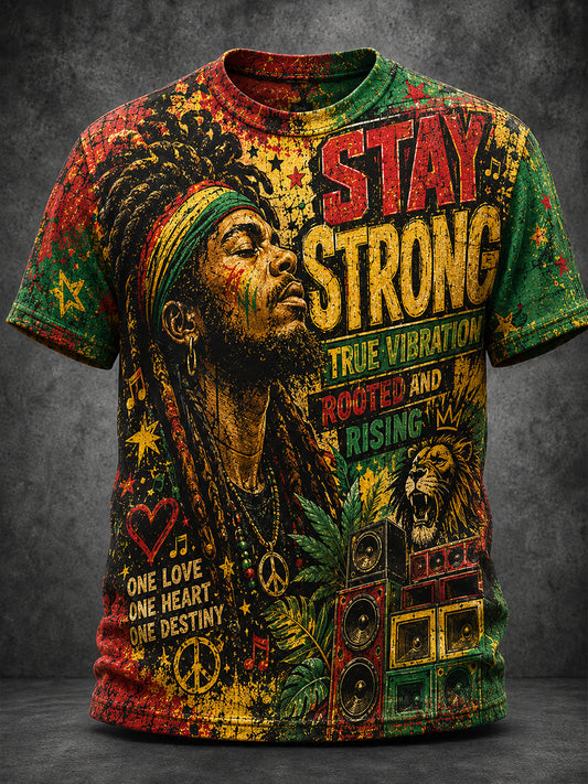 Men's Reggae Short Sleeves T-Shirt