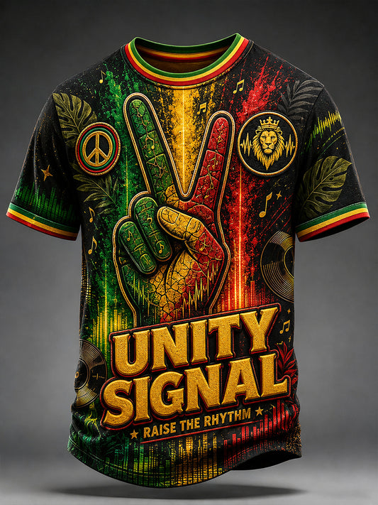 Men's Reggae Short Sleeves T-Shirt