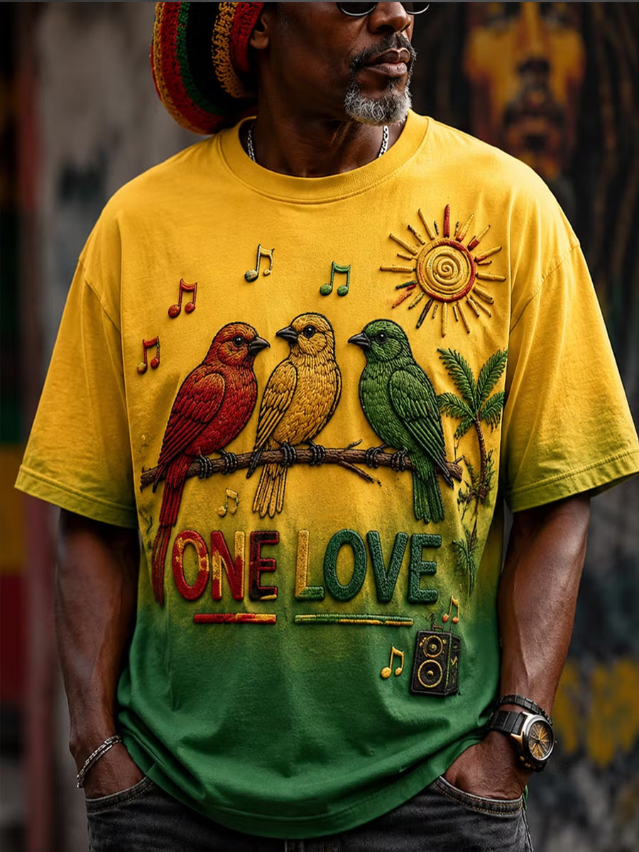 Men's Reggae Short Sleeves T-Shirt