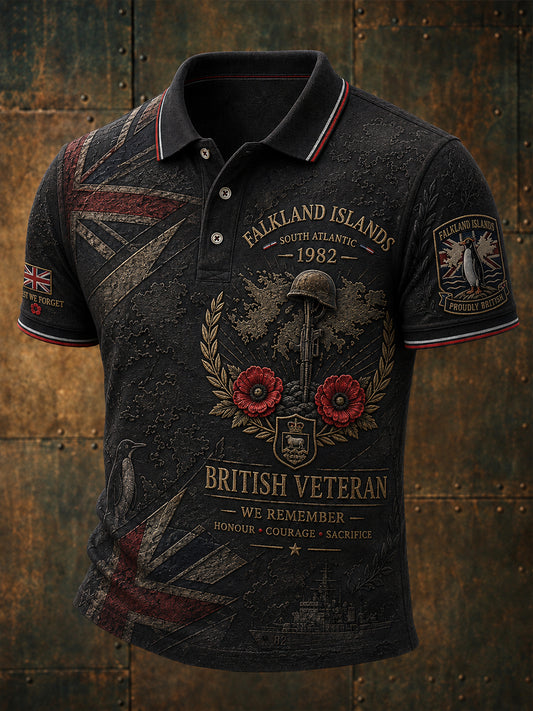 Men's Falklands War Veteran Short Sleeves T-Shirt