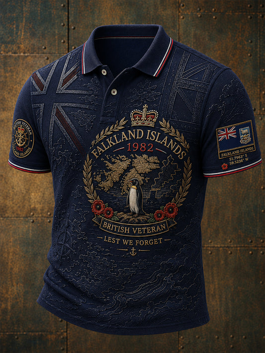 Men's Falklands War Veteran Short Sleeves T-Shirt