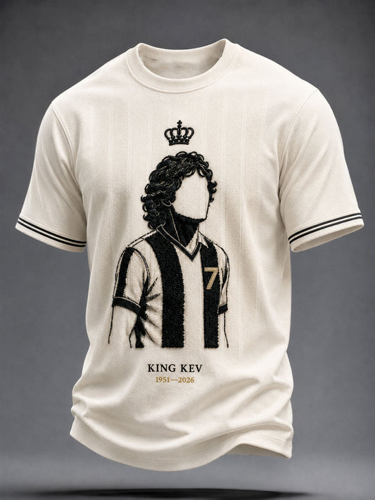 Men's Rip King Kev 7 England Football Lover Printed T-shirt