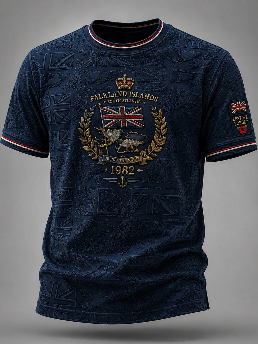 Men's Falklands War Veteran Printed short sleeves t-shirt