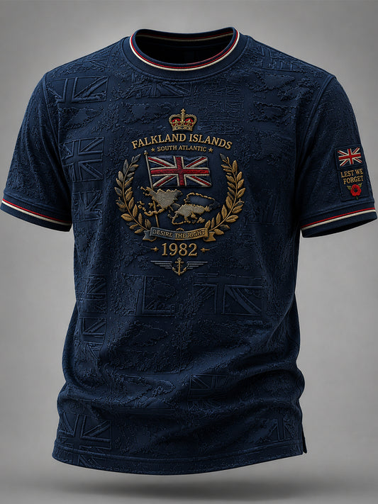 Men's Falklands War Veteran Printed short sleeves t-shirt