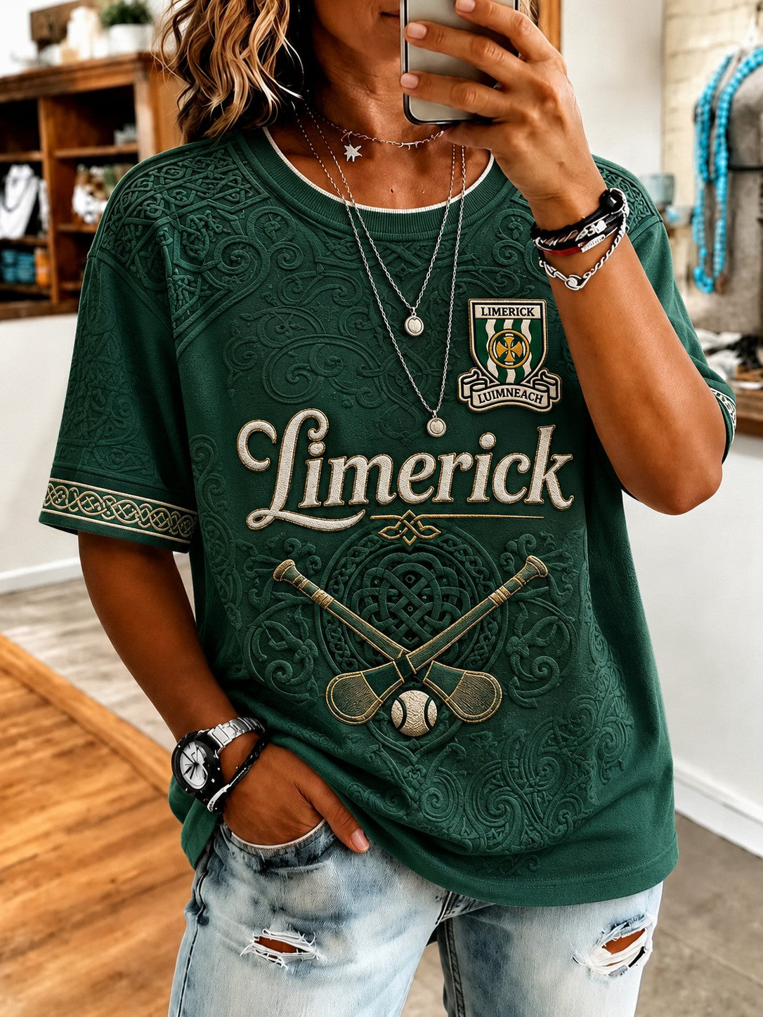 Women's Limerick Hurling Printed T-shirt