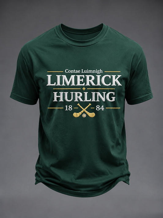 Men's Limerick Hurling Print T-shirt
