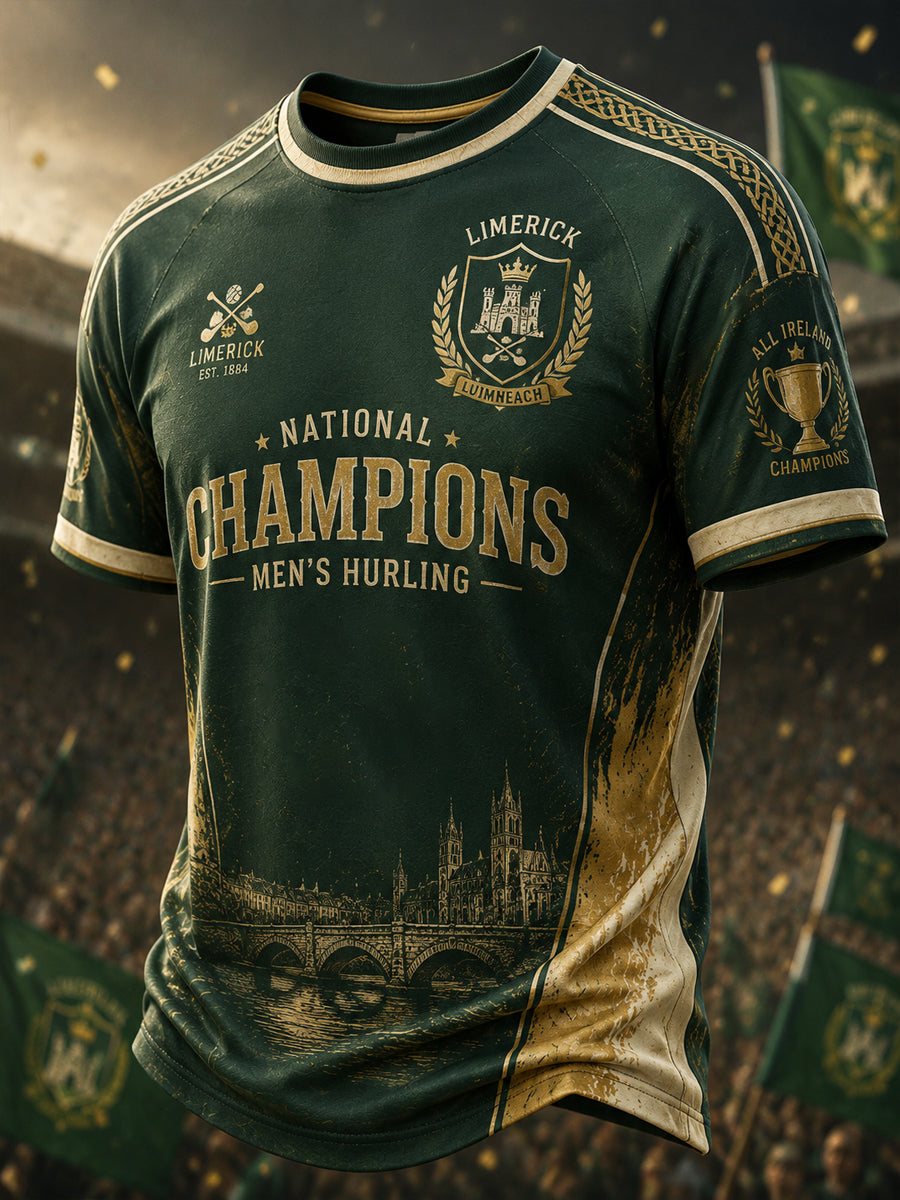 Men's Limerick Hurling Printed T-shirt