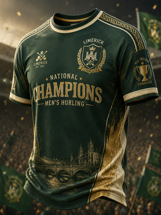 Men's Limerick Hurling Printed T-shirt