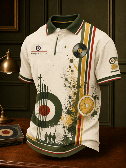 Men's Modern Culture Lover Printed polo shirt