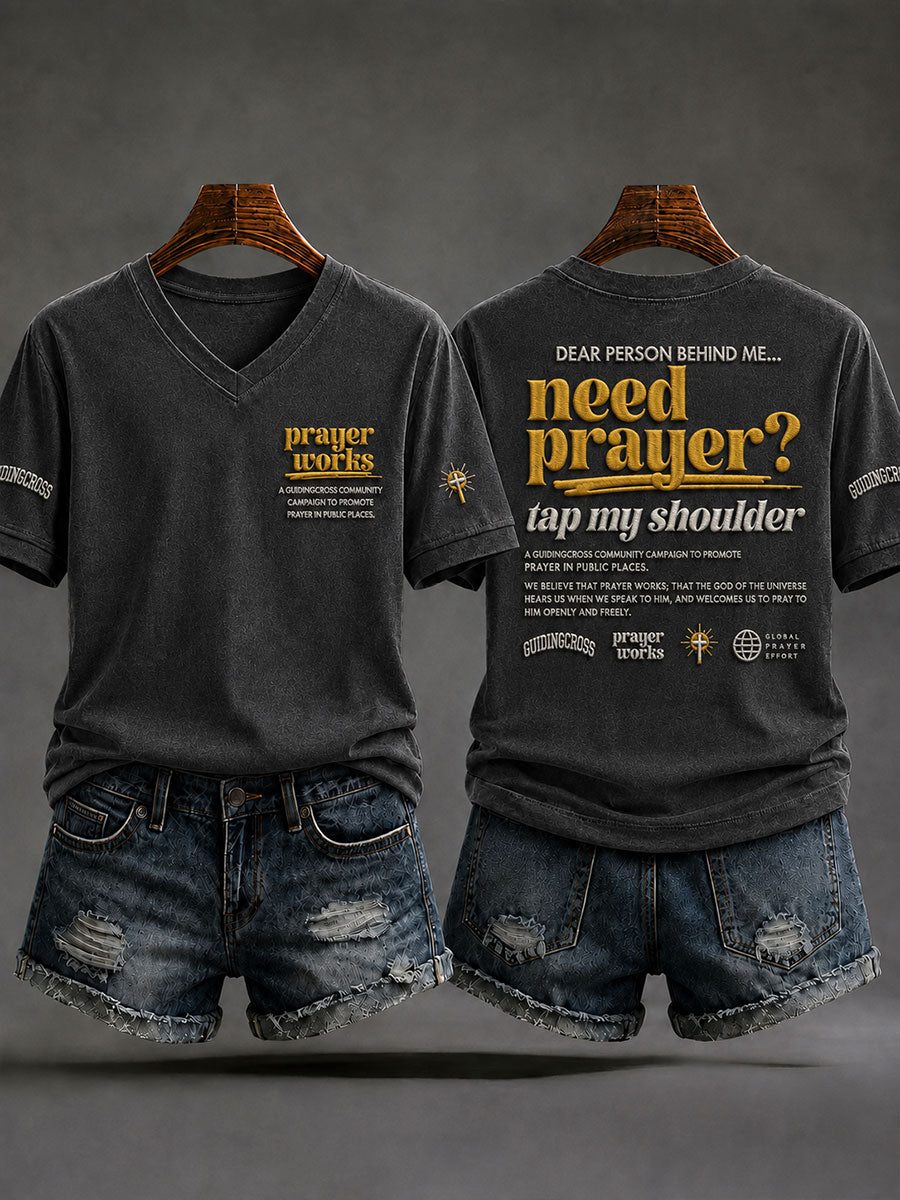Women's Prayer Works Short-sleeved T-shirt