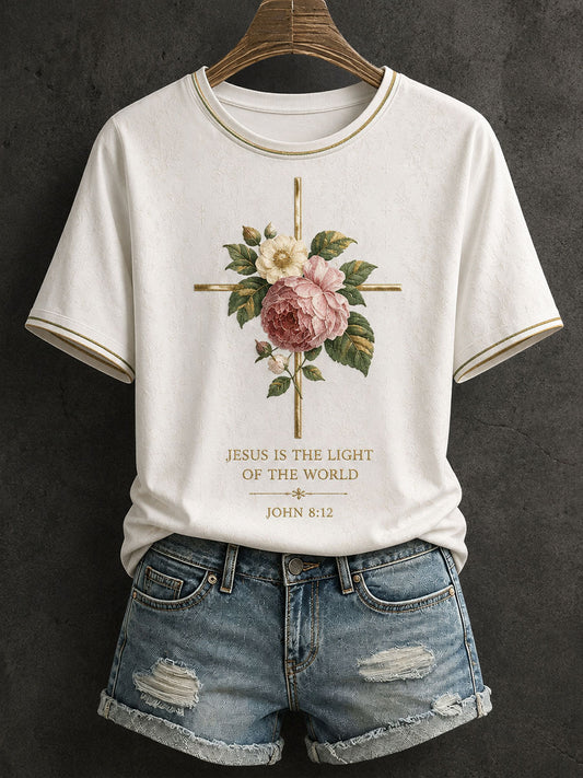 Women's Jesus Is The Light Of The World T-shirt
