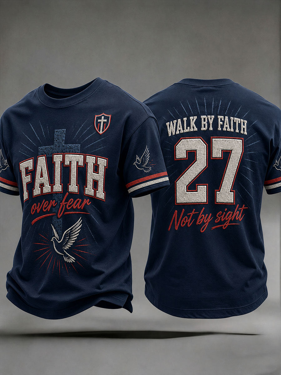 Men's Faith Over Fear Short Sleeves T-shirt