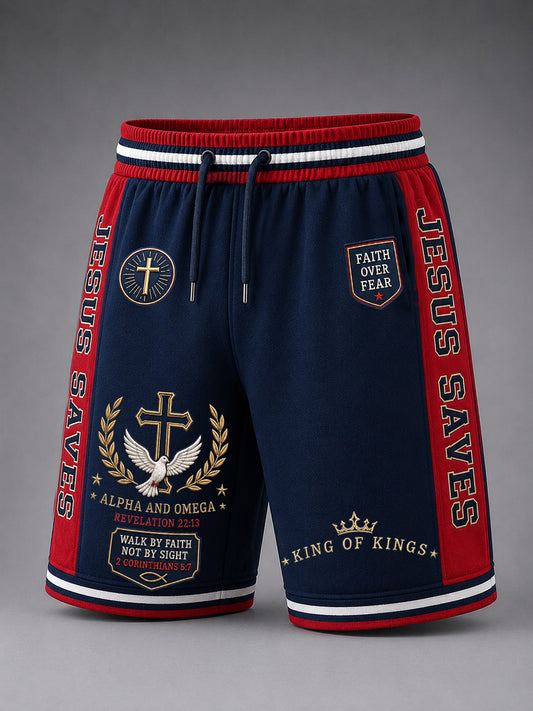 Men's Christian JESUS SAVES Shorts