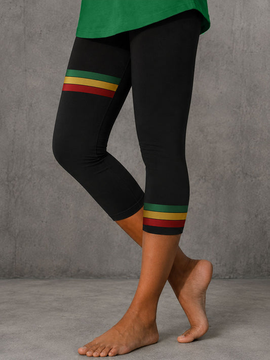 Women's Reggae Inspired Stretch Leggings