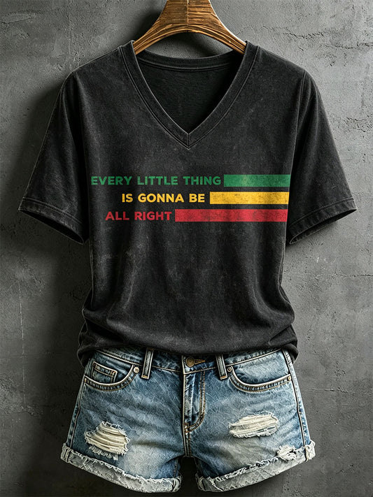 Women's Every Little Thing Is Gonna Be All Right T-Shirt
