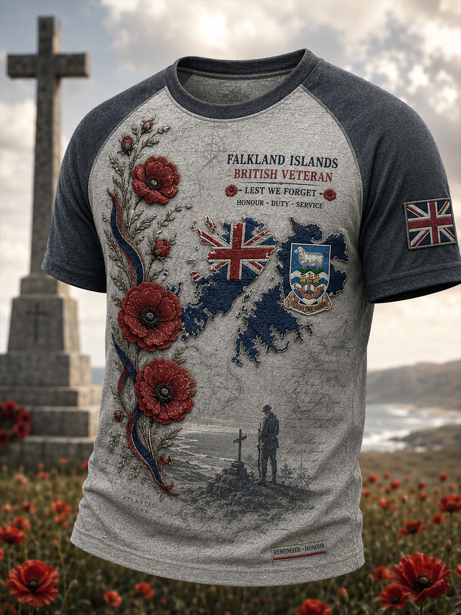 Men's Falklands War Memorial Short Sleeve T-Shirt