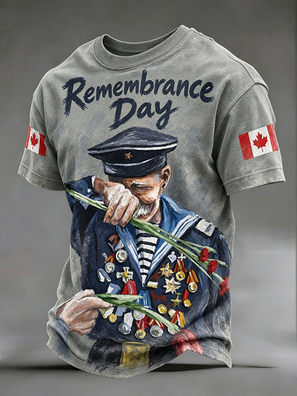 Men's Canadian Remembrance Day T-shirts