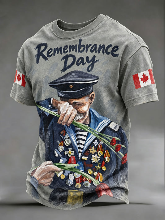 Men's Canadian Remembrance Day T-shirts