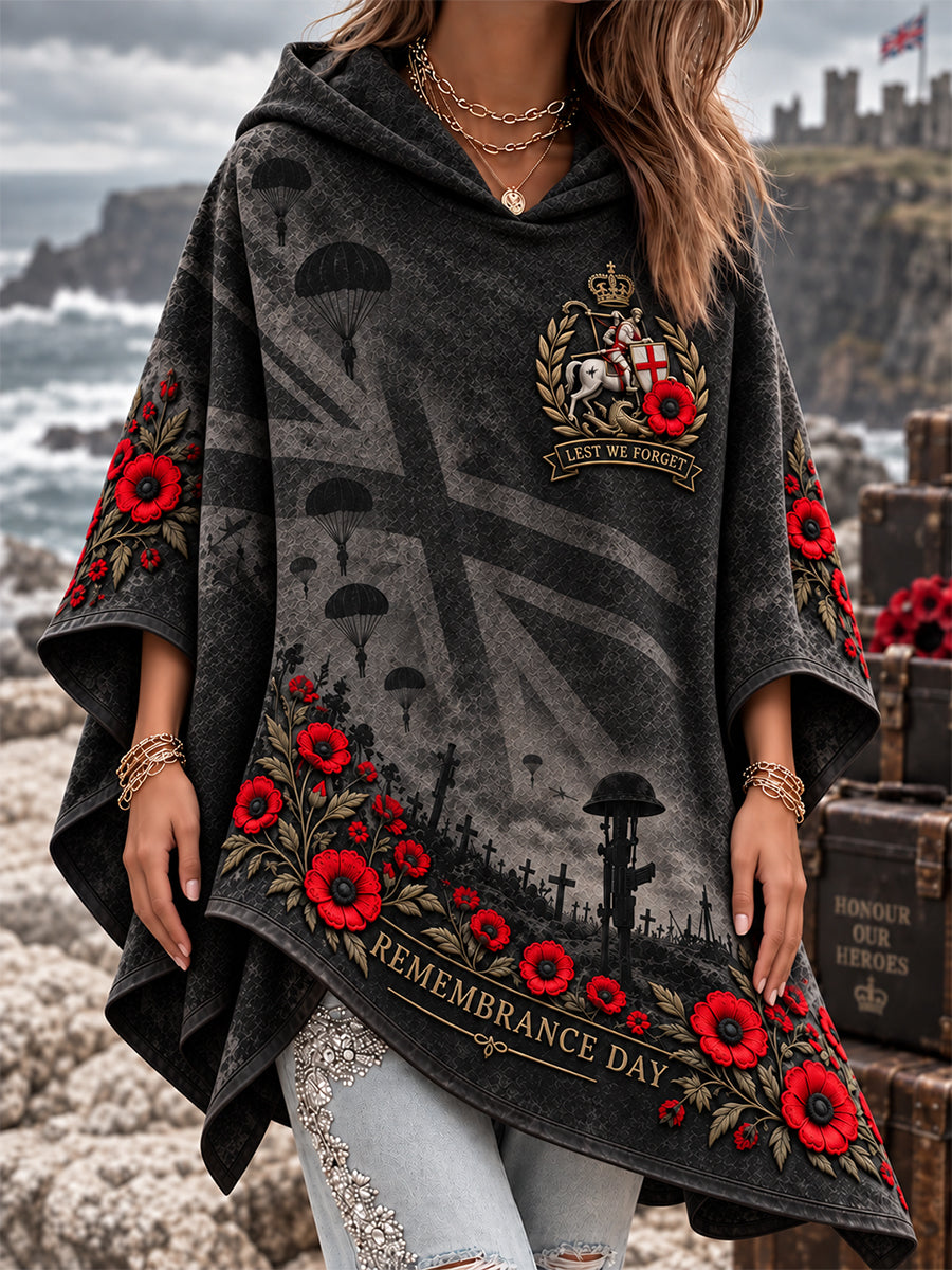 Women's Remembrance Day Cape Sweater