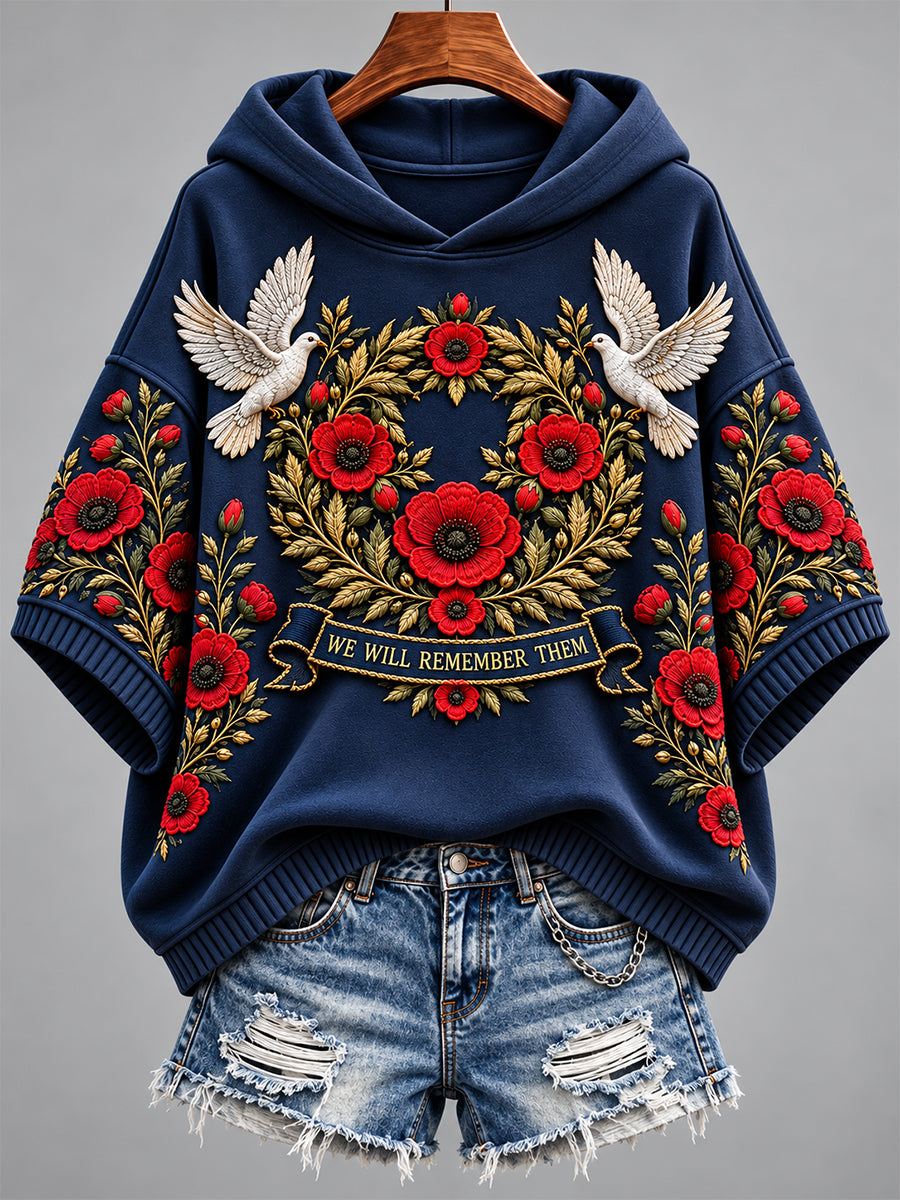 Women's Remembrance Day Lest We Forget Hoodie