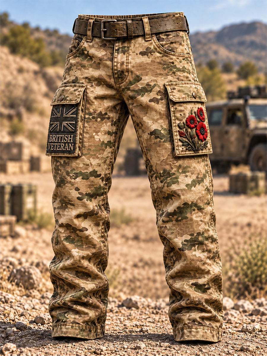 Men's Remembrance Day Lest We Forget Work Trousers