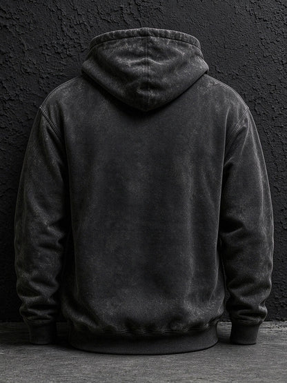 Men's Lest We Forget Printed Hoodie With Pockets